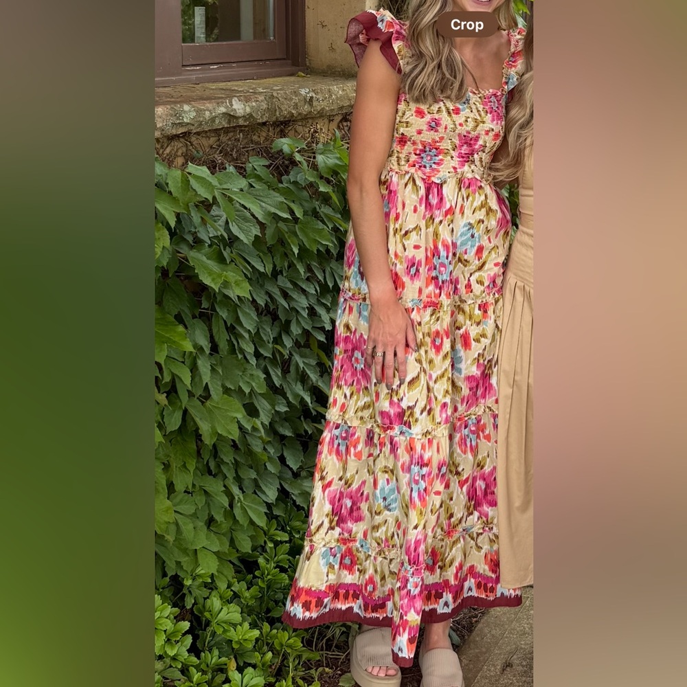 House of Harlow 1960 Pink Sundress Sleeveless Maxi